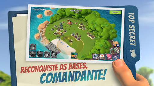 Boom Beach — character selection screenshot