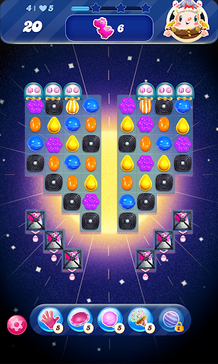 Candy Crush Saga — level complete screenshot