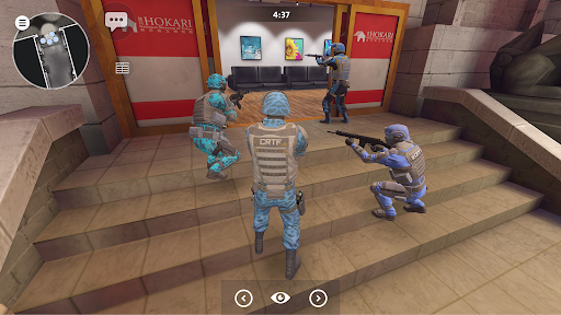Critical Ops: Multiplayer FPS — battle screen screenshot