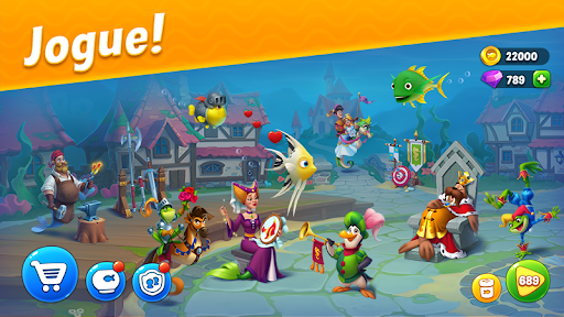 Fishdom — battle screen screenshot