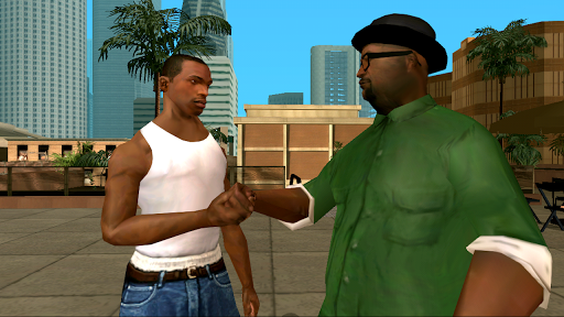 GTA San Andreas — character selection screenshot