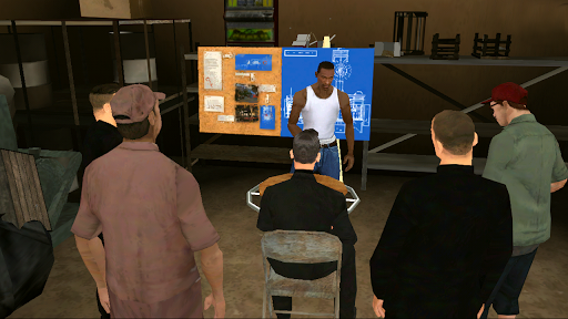 GTA San Andreas — level complete screenshot