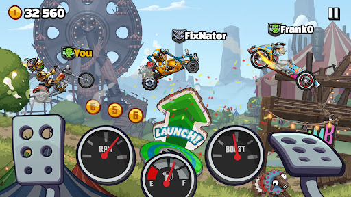 Hill Climb Racing 2 — inventory screenshot