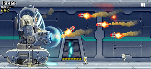 Jetpack Joyride — level complete screenshot